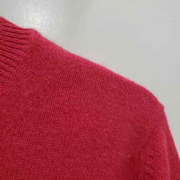 Campbell's of Beauly Men's Vintage Red Wool Angora Sweater Scotland UK‎ 36 / XS - Picture 2 of 7